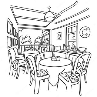 Restaurant Coloring Page 11540-9040