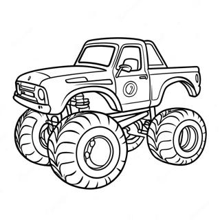 Spiderman Monster Truck Coloring Page 11570-9078