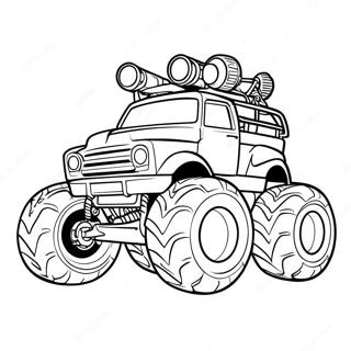 Spiderman Monster Truck Coloring Page 11570-9079