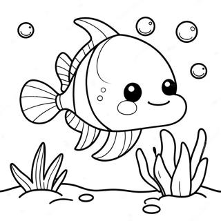 Cute Bebefinn Underwater Coloring Page 11591-9096