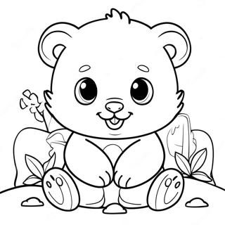 Realistic Baby Animal Coloring Page 11650-9135