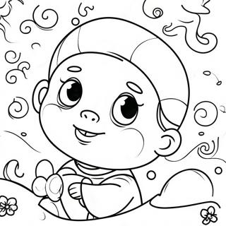 Cute Realistic Baby Faces Coloring Page 11651-9152