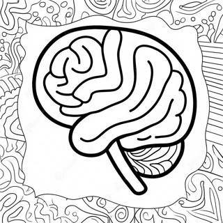 Brain Sheet Coloring Pages