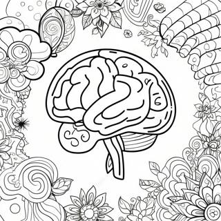 Brain Sheet Coloring Pages