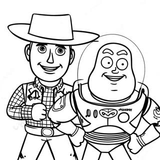 Woody And Buzz Lightyear Adventure Coloring Page 11761-9218