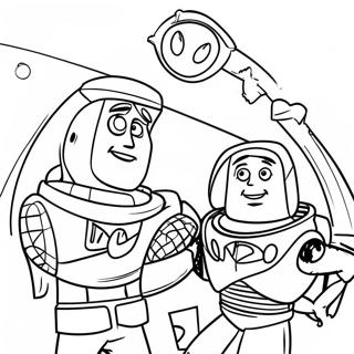 Woody And Buzz Lightyear Adventure Coloring Page 11761-9220