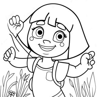 Dora The Explorer Coloring Page 11790-9244