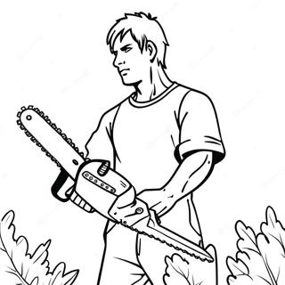 Chainsaw Man Coloring Page 1180-952