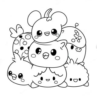 Tsum Tsum Coloring Pages