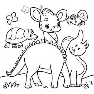 Genesis Animals Coloring Page 11841-9277