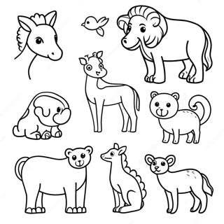 Genesis Animals Coloring Page 11841-9278