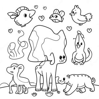 Genesis Animals Coloring Page 11841-9279