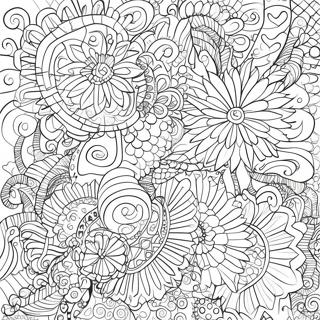 Colorful Number Patterns Coloring Page 11891-9325