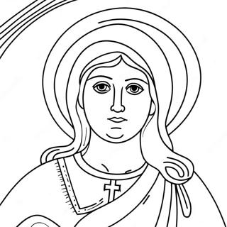 Christian Coloring Page 1190-943