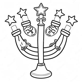 Cute Hanukkah Coloring Pages