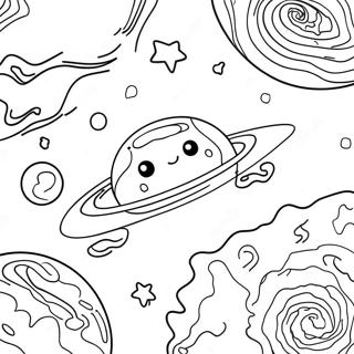 Space Coloring Pages