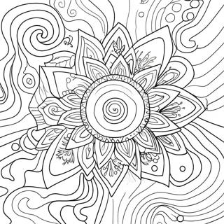 Colorful Nebula Galaxy Coloring Page 11971-9397