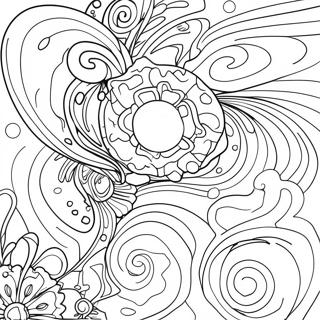 Colorful Nebula Galaxy Coloring Page 11971-9399