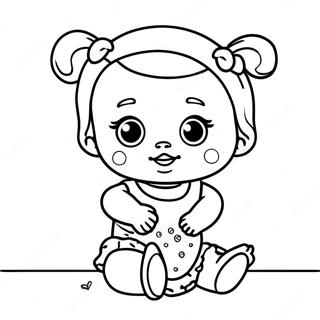 Baby Alive Doll Coloring Page 11980-9391