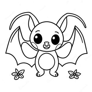 Halloween Bat Coloring Pages