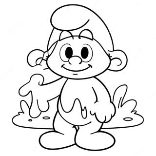 Smurf Coloring Pages