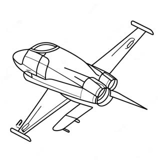 Top Gun Jet Fighter Coloring Page 12070-9462