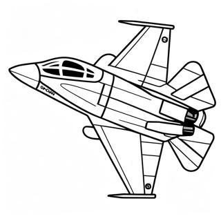 Top Gun Jet Fighter Coloring Page 12070-9463