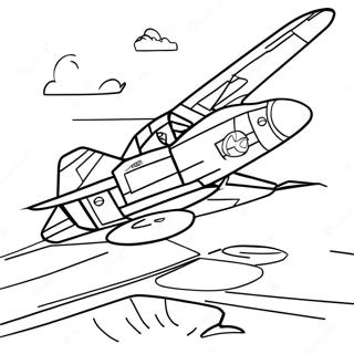 Top Gun Maverick In Flight Coloring Page 12071-9466