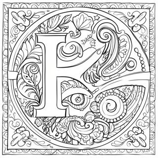 Russian Alphabet Lore Coloring Pages