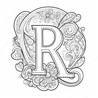 Russian Alphabet Coloring Page 12100-9486