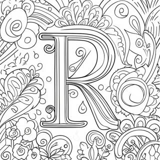 Colorful Russian Alphabet Letters Coloring Page 12101-9492