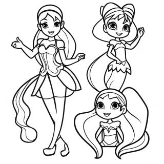 Winx Club Coloring Pages