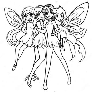 Winx Club - Värityssivu 12110-9502