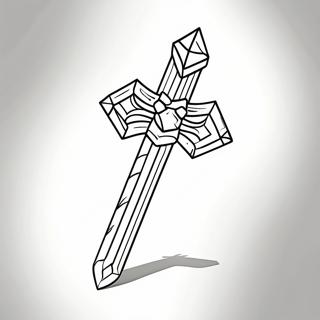 Sword Minecraft Coloring Pages