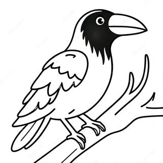 Crow Coloring Pages