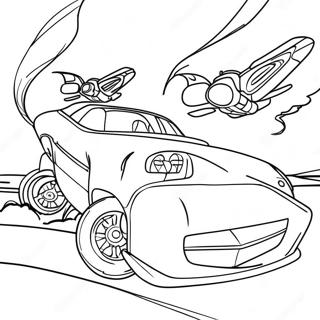 Epic Challenger Battle Coloring Page 12131-9519