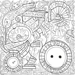 Math Mystery Coloring Pages