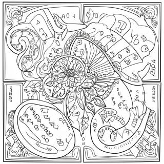 Math Mystery Coloring Page 12180-9559