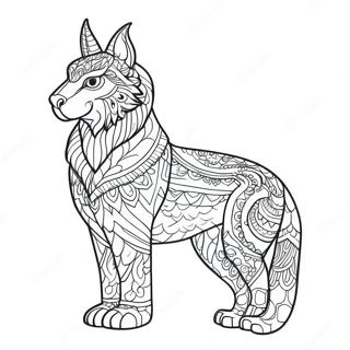 Therian Coloring Pages | Coloring.Wallpapers.com