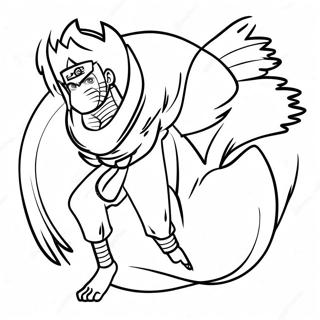 Naruto Nine Tails Coloring Page 12210-9575