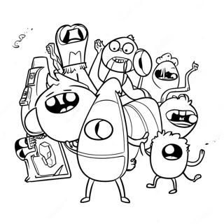 Regular Show Coloring Page 12220-9589