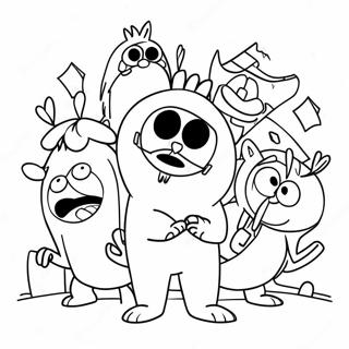 Regular Show Coloring Page 12220-9590