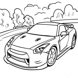 Gtr Coloring Pages