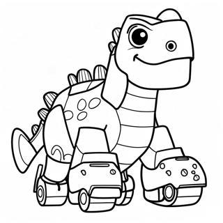 Dinotrux Boyama Sayfaları