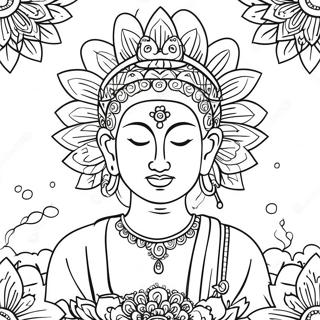 Mindfulness Therapy Coloring Page 12251-9621