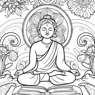 Mindfulness Therapy Coloring Page 12251-9622