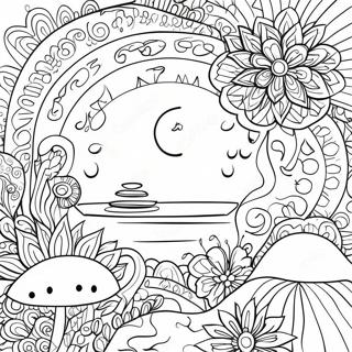 Mindfulness Therapy Coloring Page 12251-9623