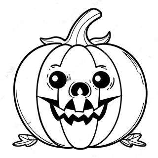 Scary Pumpkin Coloring Pages