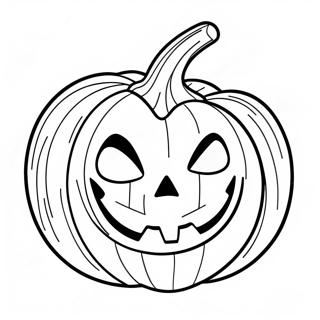 Creepy Jack O Lantern Coloring Page 12261-9609