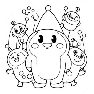 Oddbods Coloring Pages